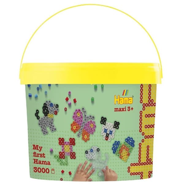 Hama Strykpärlor Maxi Hink + Hylla 3000 Styck