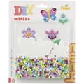 Miniatyrbillede 1 af 4: Hama Iron-On Beads Midi Butterfly and Flower 1100 stk