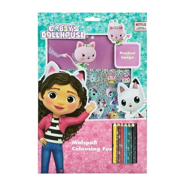 Gabby's Dollhouse Coloring Fun