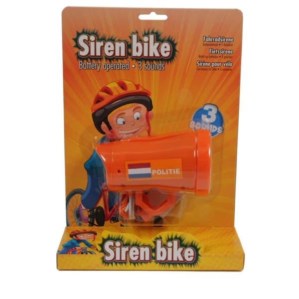Cykel Sirene Politi NL Orange
