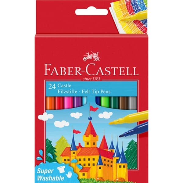 Faber Castell FC-554202 Filtpennor 24 delar