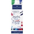 Miniatyrbillede 1 af 4: Faber Castell FC-164519 Duo Akvarel Marker Goldfaber Seaside 6 stk.