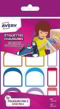 Miniatyrbild 1 av 4: Avery AV-CHAUS12 Etikett för diverse skor, 24 Etiketter
