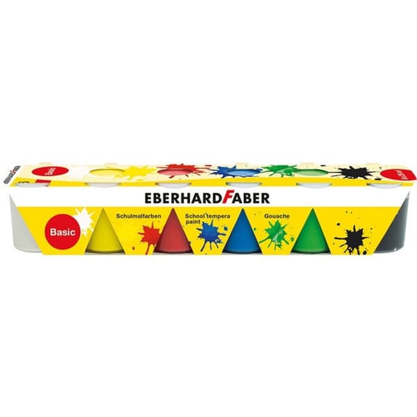 Eberhard Faber EF-575509 Skolemaling Tempera 6 Potter
