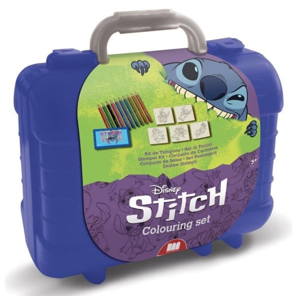 Disney Stitch Farvestempel kuffertsæt