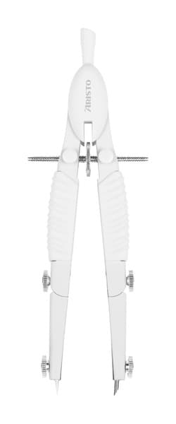 Aristo AR-55815 Hurtigjusteringskompas Topline Mat hvid