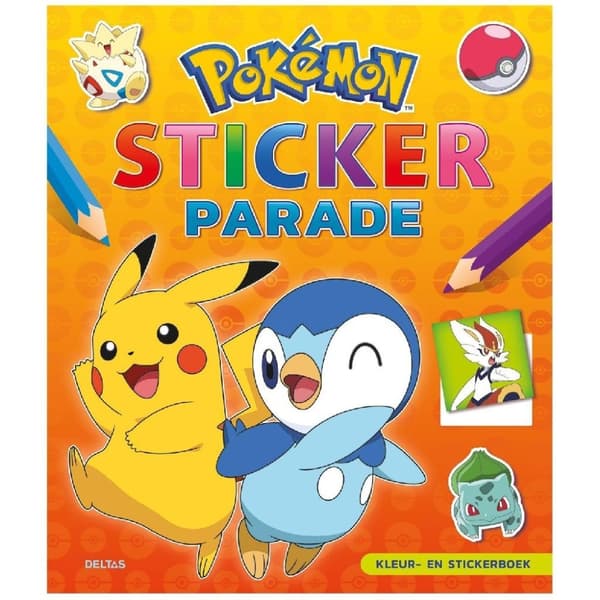 Deltas Coloring and Sticker Book Pokémon Sticker Parade