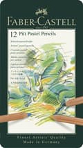 Miniatyrbillede 1 af 3: Faber Castell FC-112112 Pastelblyant Faber-Castell Pitt Metalkasse A 12 stk.