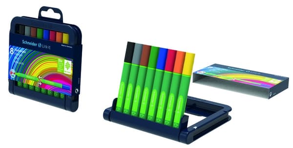 Schneider S-192098 Filtpen Link-It 1,0 mm assorteret 8 stk.
