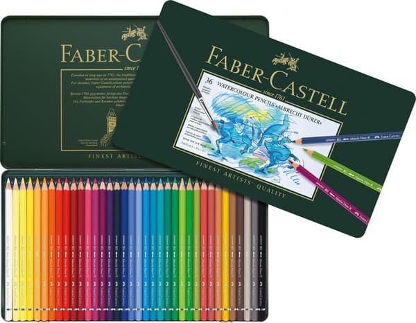Faber Castell FC-117536 Akvarellpenna Faber-Castell Albrecht Dürer Pennfodral Ã 36 delar
