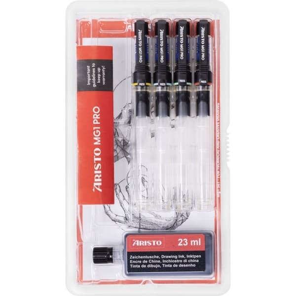 Aristo AR-64399 Tegnepennesæt MG1 PRO 0,3/0,5/0,7/1 mm 5-delt