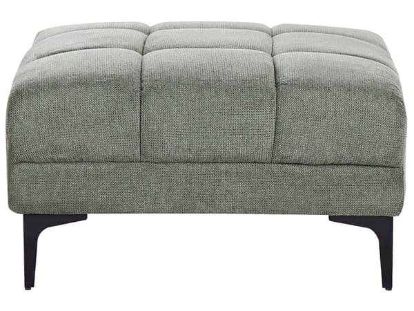 Fotpall Grön Tyg 80 x 88 x 41 cm Fotstöd Sittpuff Ottoman