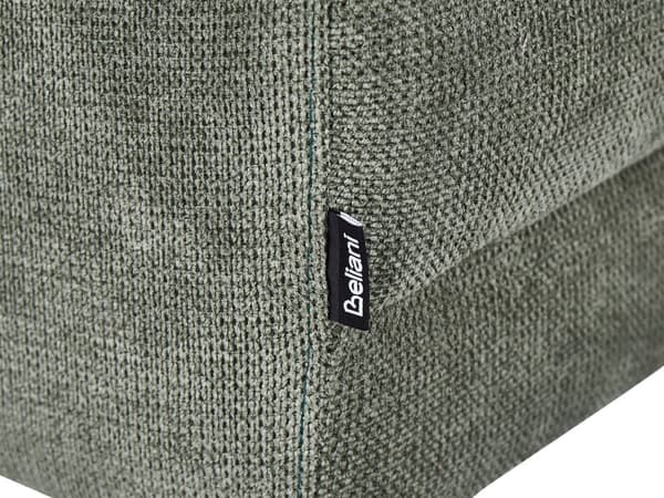 Fotpall Grön Tyg 80 x 88 x 41 cm Fotstöd Sittpuff Ottoman