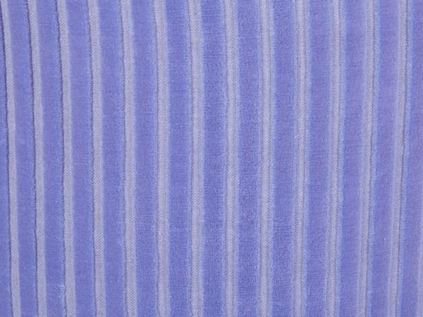 Puff Ljuslila Bomull 40 x 25 cm Rund Sammetsstruktur Ribbad Avtagbart Överdrag Maskintvättbar Sovrum Vardagsrum