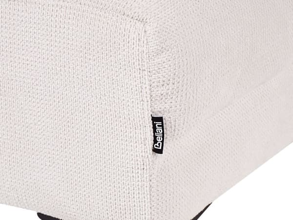 Fotpall Off-White Tyg 80 x 88 x 41 cm Fotstöd Soffdel