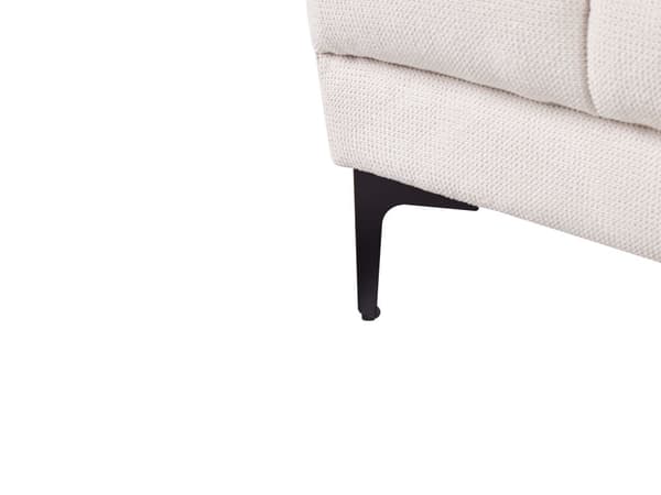 Fotpall Off-White Tyg 80 x 88 x 41 cm Fotstöd Soffdel