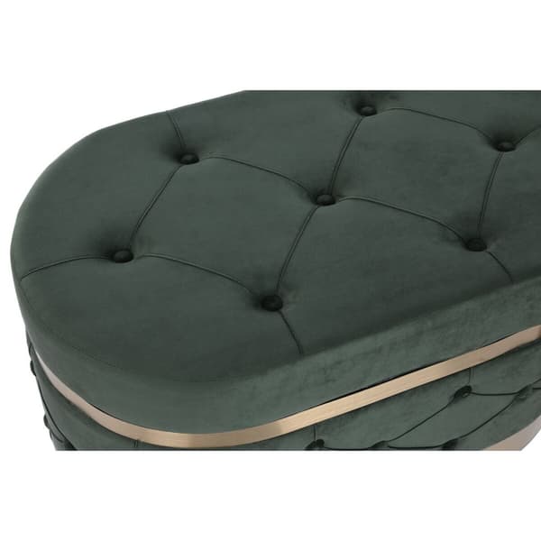Jakkara DKD Home Decor Vihreä Oranssi Kullattu Puu MDF 80 x 47 x 43 cm (2 osaa)