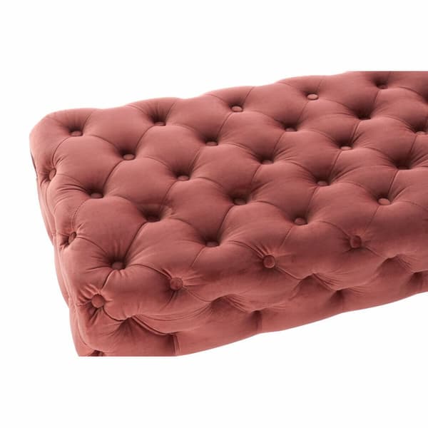 Stol DKD Home Decor Pink Gylden (120 x 45 x 40 cm)