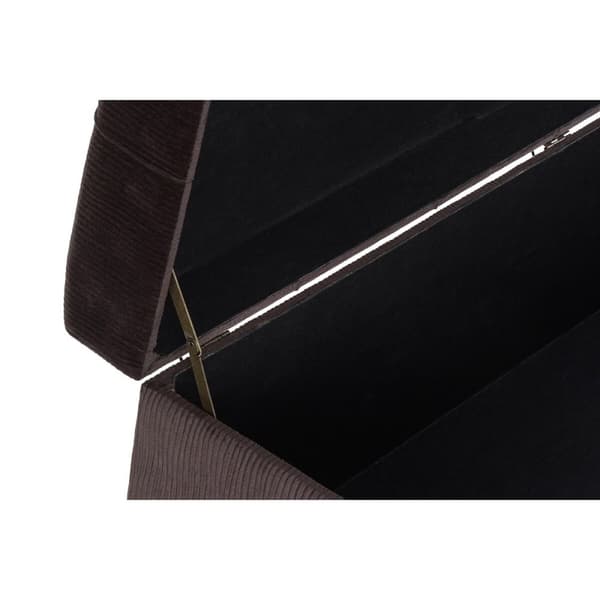 Stol DKD Home Decor Gylden Metal Brun Fløjl (120 x 42 x 48 cm)