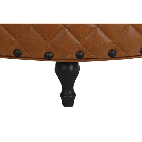 Jalkatuki DKD Home Decor Ruskea Puu Vintage 94 x 94 x 54 cm