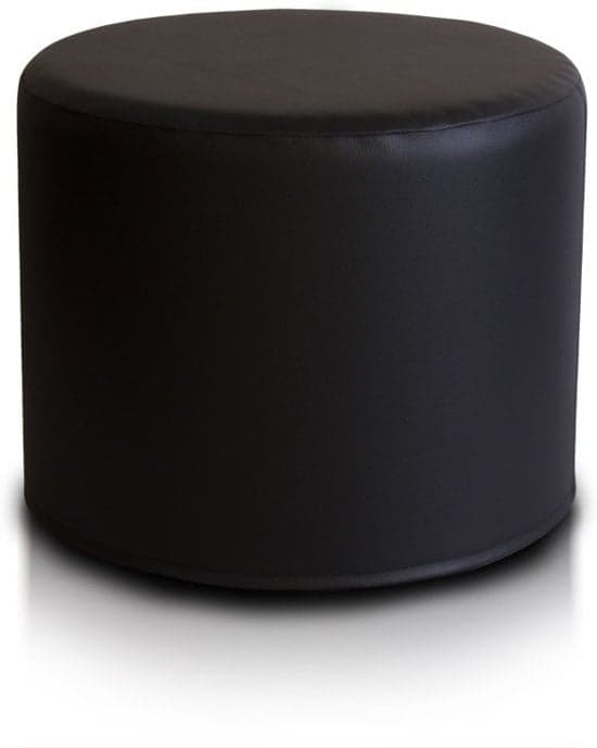 Moderne Øko-Læder Design Pouf - Stilfuld, Ergonomisk, Alsidig Sideløsning Til Nutidige Interiører