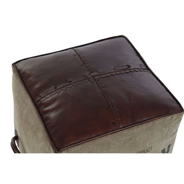 Jalkatuki DKD Home Decor 46 x 40 x 40 cm Beige Ruskea Vintage