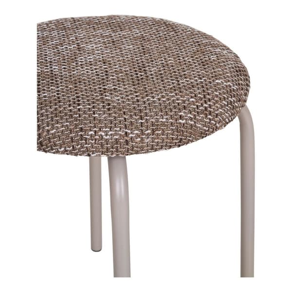 Rootz -pall - brun mix ottoman - fotstöd - komfort sittplatser - 44 cm x 44 cm x 44 cm