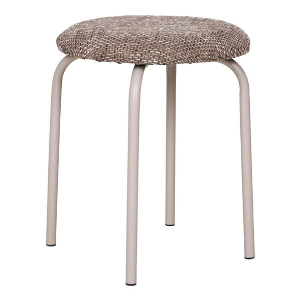 Rootz -pall - brun mix ottoman - fotstöd - komfort sittplatser - 44 cm x 44 cm x 44 cm