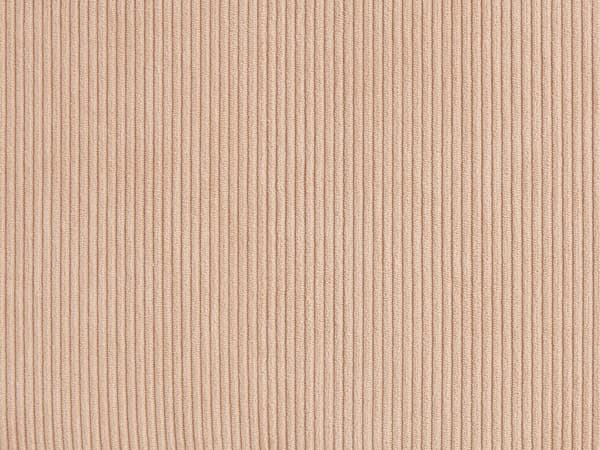 Beige polstret fløjlsbænk i moderne stil til soveværelse og stue