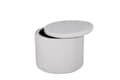 Miniatyrbillede 7 af 10: Taburet med opbevaring, Dunken, 42,5x35 cm, Hvid