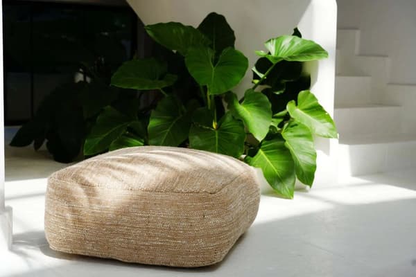 Den Komfortable Puf - Beige