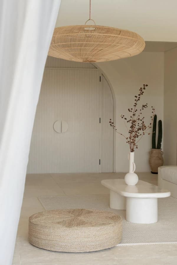 Valtava Pouffe - Luonnollinen