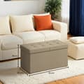 Miniatyrbillede 2 af 5: Sofa med opbevaringsplads, foldesædet, opbevaringsboks