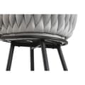 Miniatyrbilde 7 av 7: Krakk Home ESPRIT Svart Grå Metall 58 x 53 x 101 cm
