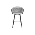 Miniatyrbilde 2 av 7: Krakk Home ESPRIT Svart Grå Metall 58 x 53 x 101 cm