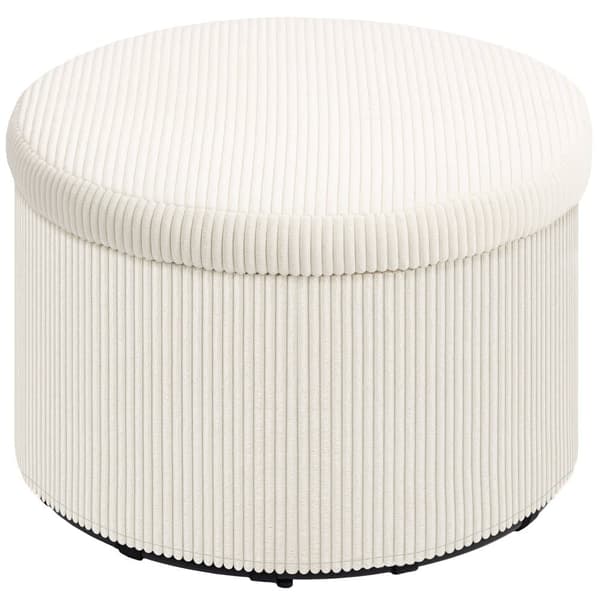Förvaringspall, 60x60x41 cm, Beige