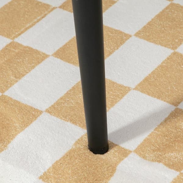 Fotpall, 42x42x47 cm, Beige