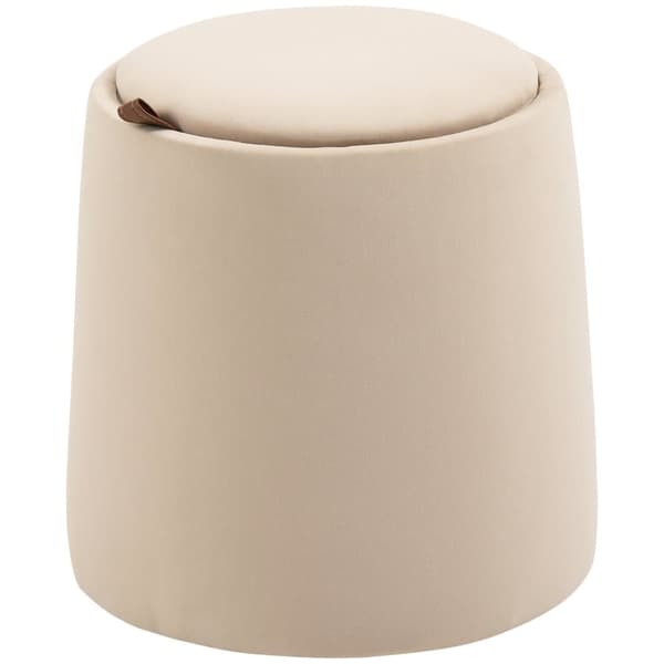 Ottoman, Ø44cm x 47,5cm, Beige