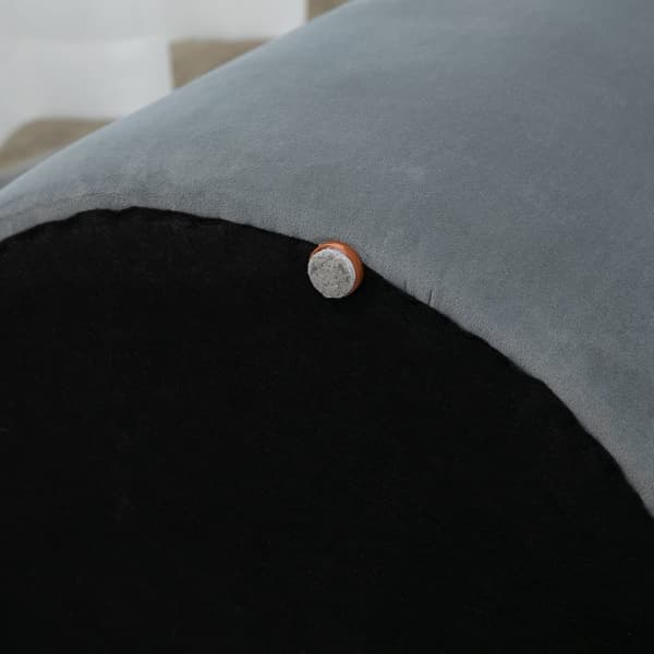 Ottoman, 2-i-1, Ø44cm x 47,5cm, Grå