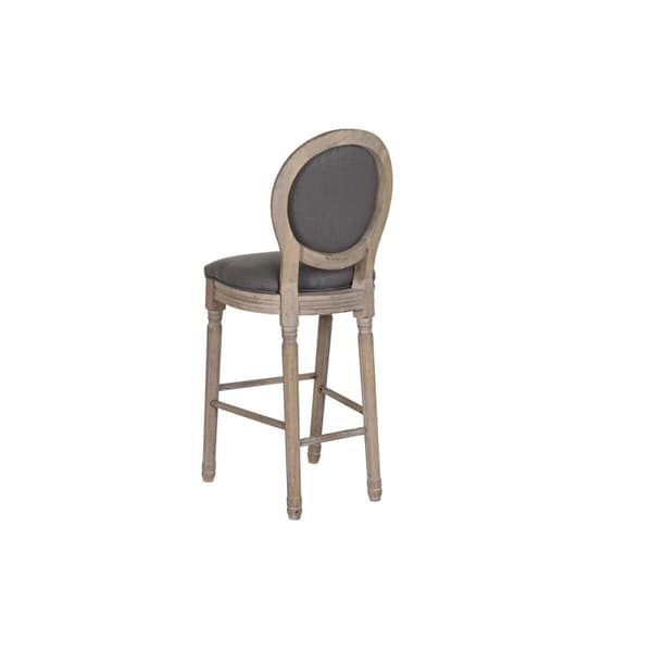 Sittpall DKD Home Decor Mörkgrå Gran 48 x 54 x 118 cm