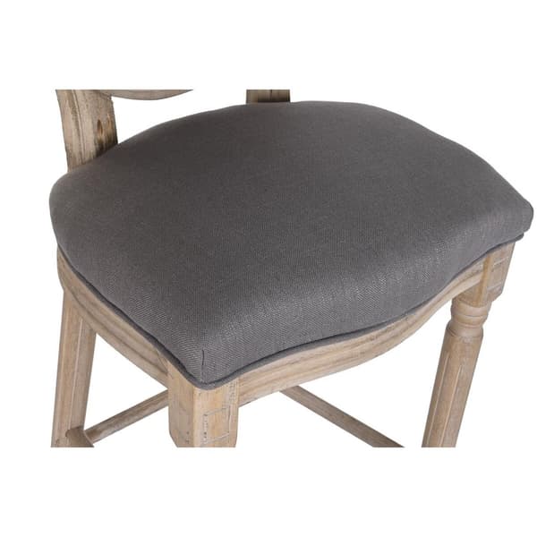 Sittpall DKD Home Decor Mörkgrå Gran 48 x 54 x 118 cm