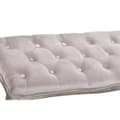 Miniatyrbild 4 av 5: Sittpall DKD Home Decor Rosa Naturell Ljusrosa Polyester Trä Gummiträ 112 x 38 x 48 cm