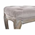 Miniatyrbild 2 av 5: Sittpall DKD Home Decor Rosa Naturell Ljusrosa Polyester Trä Gummiträ 112 x 38 x 48 cm