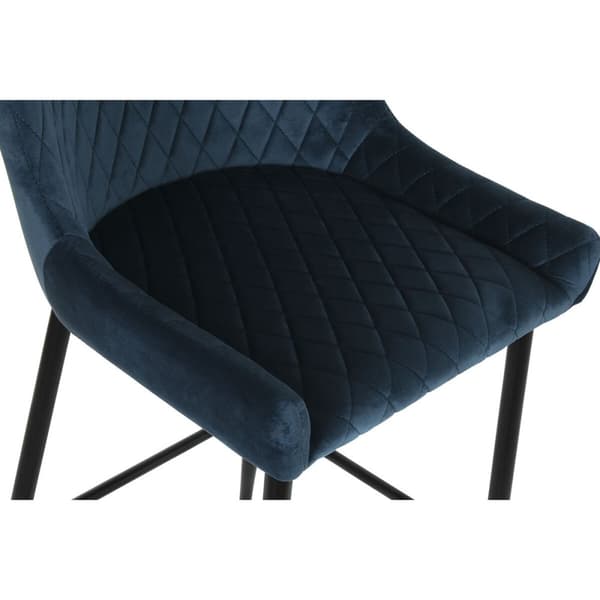 Sittpall DKD Home Decor Marinblå Metall 47 x 58 x 96,5 cm