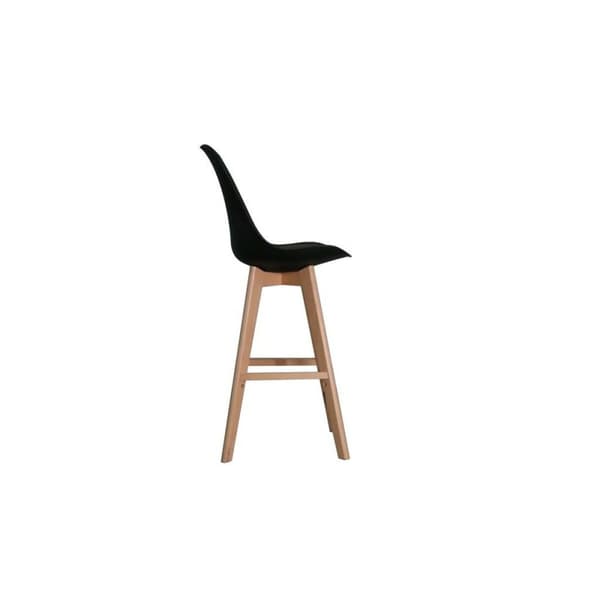 Sittpall DKD Home Decor 57,5 x 50,5 x 109 cm Svart Bok