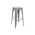 Miniatyrbild 1 av 3: Sittpall DKD Home Decor 43 x 43 x 76 cm Grå Metall