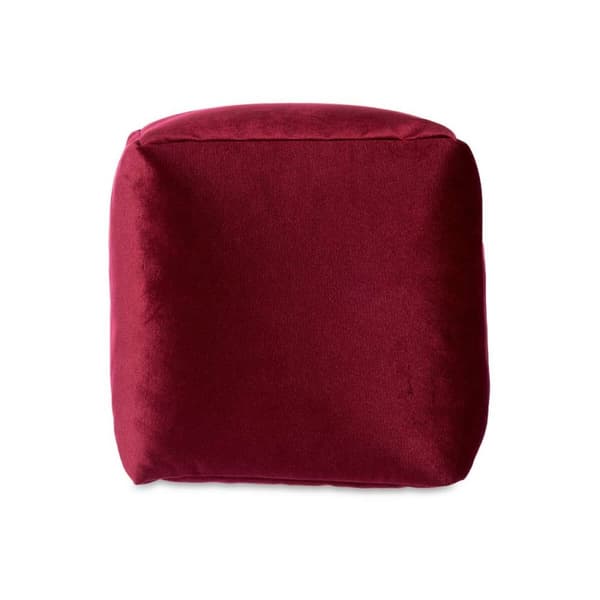 Puff Sammet Rödbrun 30 x 30 x 30 cm (4 antal)