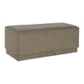 Miniatyrbild 1 av 5: Sittpall DKD Home Decor Brun Polyester Trä MDF 100 x 40 x 40 cm