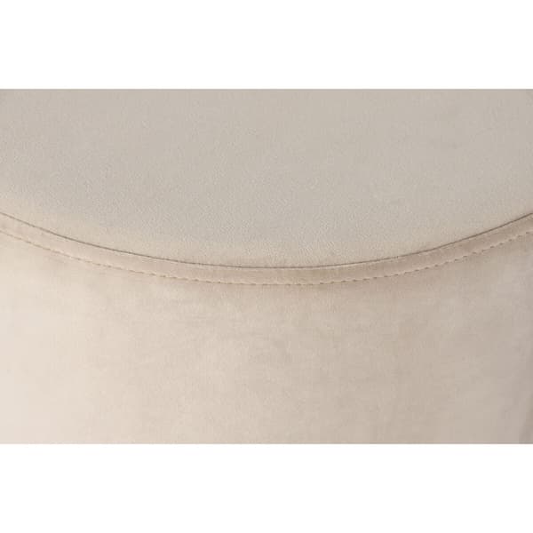 Jalkatuki DKD Home Decor Beige Burgundi Sametti 40 x 40 x 42 cm (2 osaa)