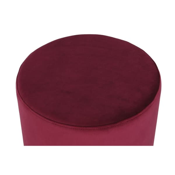 Jalkatuki DKD Home Decor Beige Burgundi Sametti 40 x 40 x 42 cm (2 osaa)